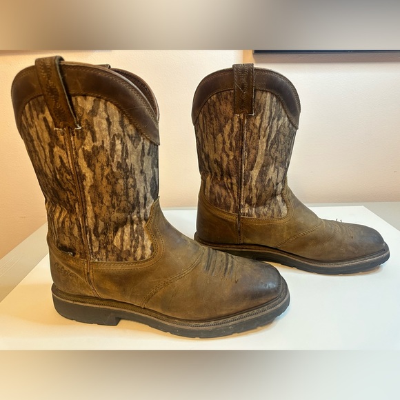 Cabela's Shoes Cabelas Pinedale Camo Waterproof Squaretoe Western